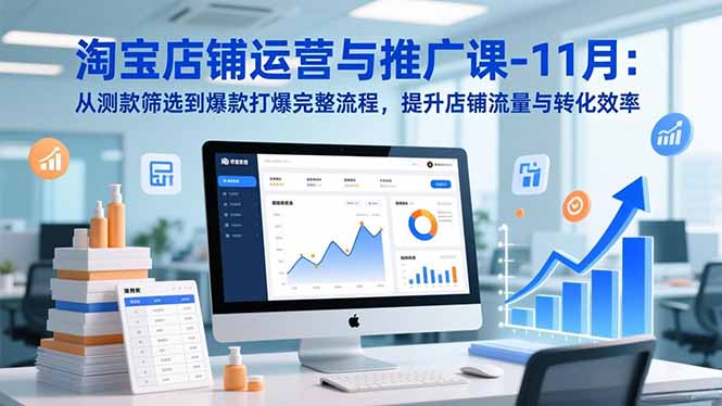 （16714期）淘宝店铺运营与推广课-11月：从测款筛选到爆款打爆完整流程，提升店铺流量与转化效率瀚萌资源网-网赚网-网赚项目网-虚拟资源网-国学资源网-易学资源网-本站有全网最新网赚项目-易学课程资源-中医课程资源的在线下载网站！瀚萌资源网