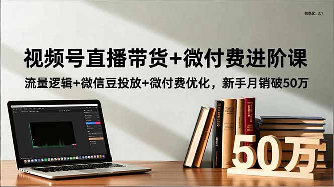 （16684期）视频号直播带货+微付费进阶课：流量逻辑+微信豆投放+微付费优化，新手月销破50万瀚萌资源网-网赚网-网赚项目网-虚拟资源网-国学资源网-易学资源网-本站有全网最新网赚项目-易学课程资源-中医课程资源的在线下载网站！瀚萌资源网