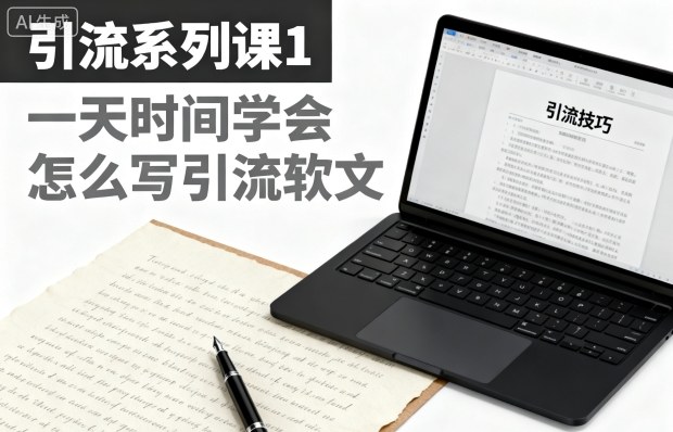 引流系列课1,一天时间学会怎么写引流软文瀚萌资源网-网赚网-网赚项目网-虚拟资源网-国学资源网-易学资源网-本站有全网最新网赚项目-易学课程资源-中医课程资源的在线下载网站!瀚萌资源网