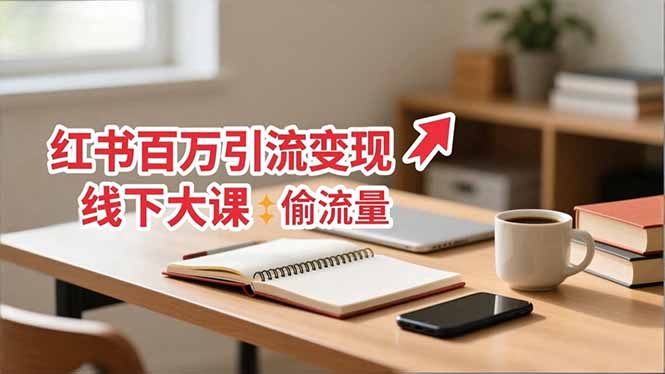 （16661期）小红书百万引流变现-11月线下大课：分享从0到百万引流路径，手把手教偷流量、拿结果瀚萌资源网-网赚网-网赚项目网-虚拟资源网-国学资源网-易学资源网-本站有全网最新网赚项目-易学课程资源-中医课程资源的在线下载网站！瀚萌资源网