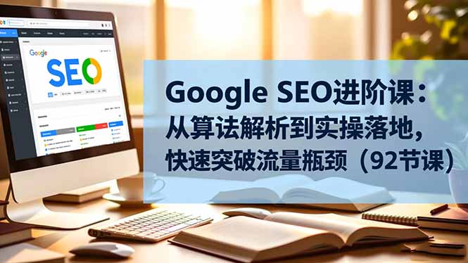 （16576期）Google SEO进阶课：从算法解析到实操落地，快速突破流量瓶颈（92节课）瀚萌资源网-网赚网-网赚项目网-虚拟资源网-国学资源网-易学资源网-本站有全网最新网赚项目-易学课程资源-中医课程资源的在线下载网站！瀚萌资源网