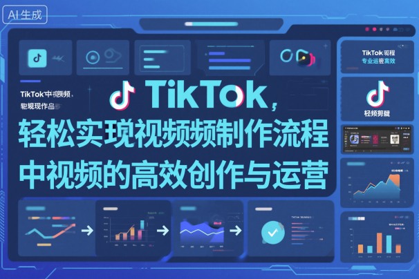 TikTok中视频制做流程，轻松实现Tk中视频的高效创作与运营瀚萌资源网-网赚网-网赚项目网-虚拟资源网-国学资源网-易学资源网-本站有全网最新网赚项目-易学课程资源-中医课程资源的在线下载网站！瀚萌资源网