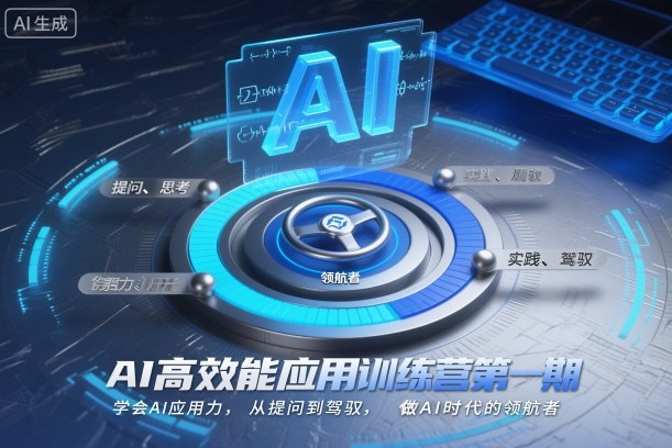 AI高效能应用训练营第一期，学会AI应用力，从提问到驾驭，做AI时代的领航者瀚萌资源网-网赚网-网赚项目网-虚拟资源网-国学资源网-易学资源网-本站有全网最新网赚项目-易学课程资源-中医课程资源的在线下载网站！瀚萌资源网