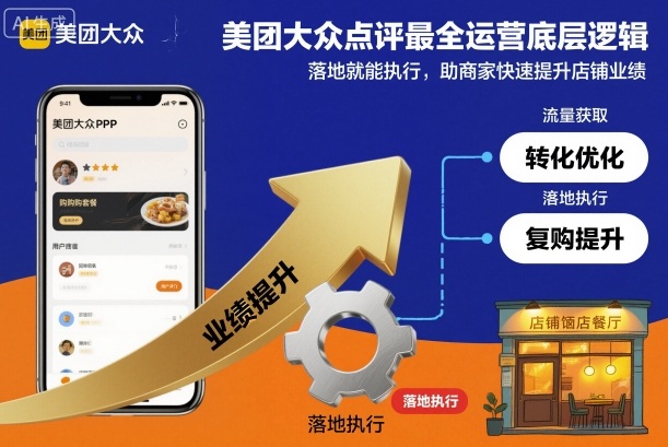 美团大众点评最全运营底层逻辑，落地就能执行，助商家快速提升店铺业绩瀚萌资源网-网赚网-网赚项目网-虚拟资源网-国学资源网-易学资源网-本站有全网最新网赚项目-易学课程资源-中医课程资源的在线下载网站！瀚萌资源网