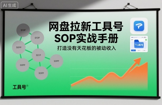 网盘拉新工具号SOP实战手册，打造没有天花板的被动收入瀚萌资源网-网赚网-网赚项目网-虚拟资源网-国学资源网-易学资源网-本站有全网最新网赚项目-易学课程资源-中医课程资源的在线下载网站！瀚萌资源网