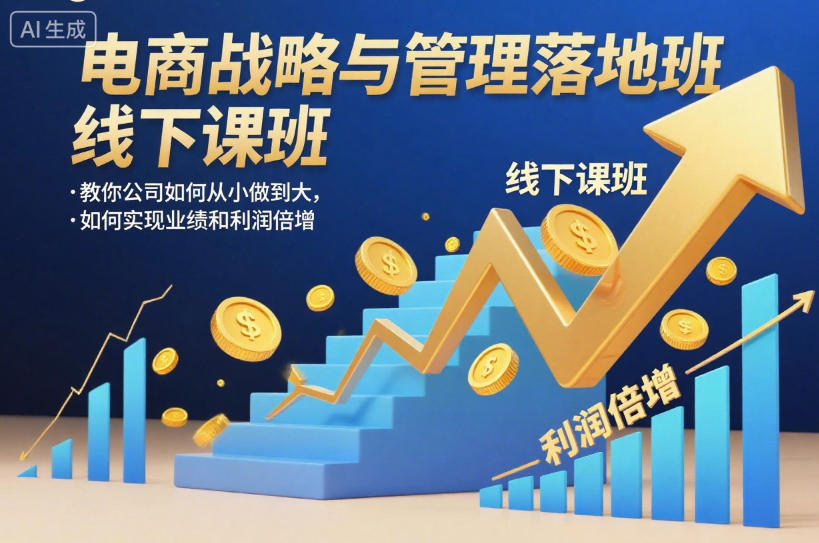 电商战略与管理落地班线下课，教你公司如何从小做到大，如何实现业绩和利润倍增【录音】瀚萌资源网-网赚网-网赚项目网-虚拟资源网-国学资源网-易学资源网-本站有全网最新网赚项目-易学课程资源-中医课程资源的在线下载网站！瀚萌资源网