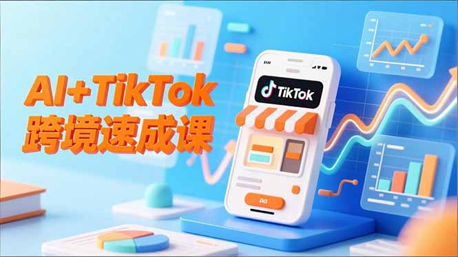 （16745期）AI+TikTok跨境速成课，智能翻译、店铺定位、流程拆解，7天高效上线运营瀚萌资源网-网赚网-网赚项目网-虚拟资源网-国学资源网-易学资源网-本站有全网最新网赚项目-易学课程资源-中医课程资源的在线下载网站！瀚萌资源网