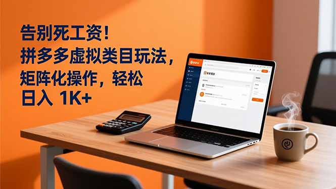 （16943期）告别死工资！拼多多虚拟类目玩法，矩阵化操作，轻松日入 1K+瀚萌资源网-网赚网-网赚项目网-虚拟资源网-国学资源网-易学资源网-本站有全网最新网赚项目-易学课程资源-中医课程资源的在线下载网站！瀚萌资源网