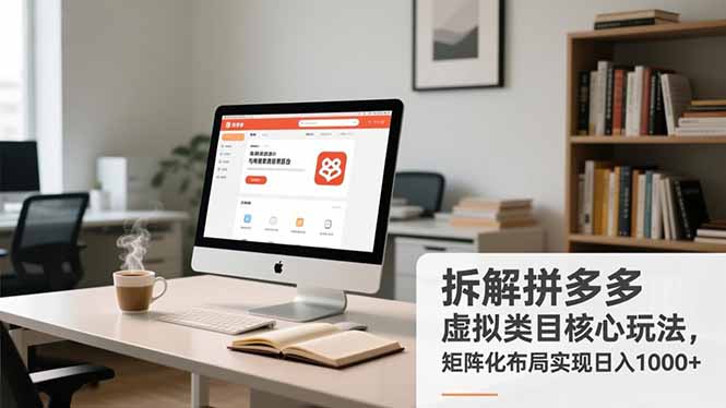 （16906期）拆解拼多多虚拟类目核心玩法，矩阵化布局实现日入1000+瀚萌资源网-网赚网-网赚项目网-虚拟资源网-国学资源网-易学资源网-本站有全网最新网赚项目-易学课程资源-中医课程资源的在线下载网站！瀚萌资源网