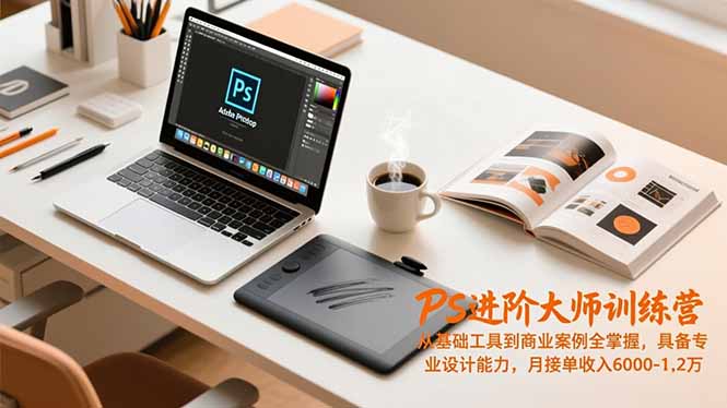 （16868期）PS进阶大师训练营，从基础工具到商业案例全掌握，具备专业设计能力，月接单收入6000-1.2万瀚萌资源网-网赚网-网赚项目网-虚拟资源网-国学资源网-易学资源网-本站有全网最新网赚项目-易学课程资源-中医课程资源的在线下载网站！瀚萌资源网