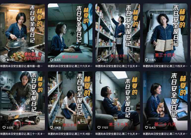 图片[2]瀚萌资源网-网赚网-网赚项目网-虚拟资源网-国学资源网-易学资源网-本站有全网最新网赚项目-易学课程资源-中医课程资源的在线下载网站！十个作品涨粉近20W！用AI制作末日安全日记连载，日入4位数，评论区爆肝求更新（附详细步骤）瀚萌资源网-网赚网-网赚项目网-虚拟资源网-国学资源网-易学资源网-本站有全网最新网赚项目-易学课程资源-中医课程资源的在线下载网站！瀚萌资源网