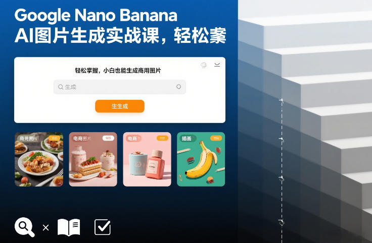 Google Nano Banana AI图片生成实战课，轻松掌握，小白也能生成商用图片瀚萌资源网-网赚网-网赚项目网-虚拟资源网-国学资源网-易学资源网-本站有全网最新网赚项目-易学课程资源-中医课程资源的在线下载网站！瀚萌资源网