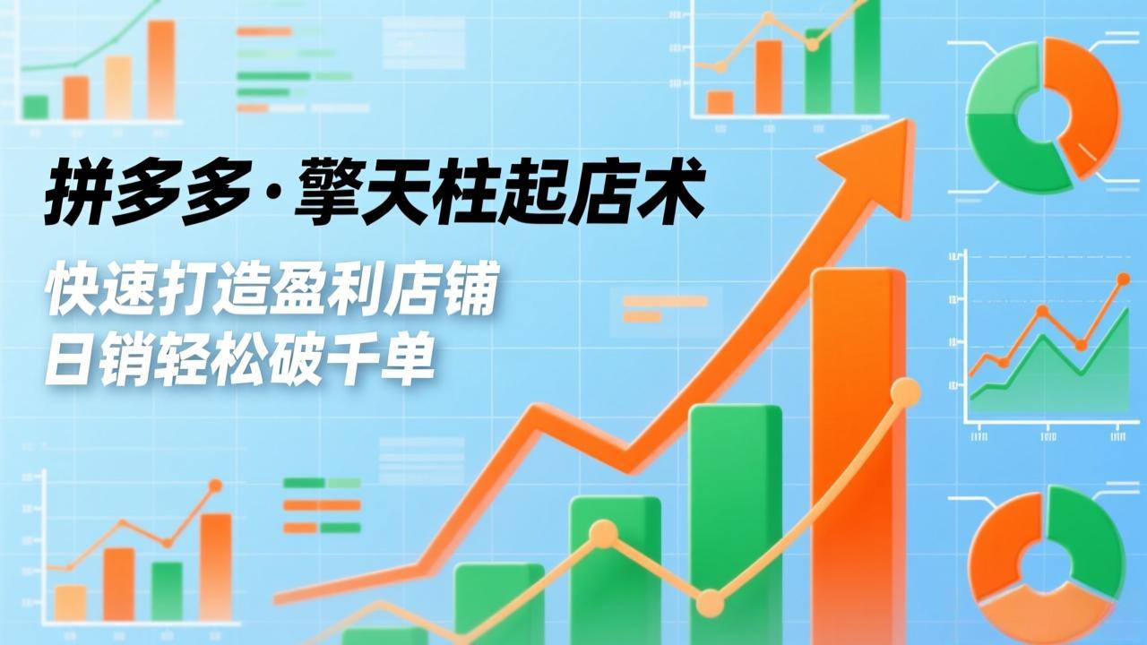 （17149期）拼多多·擎天柱起店术，爆流布局、利润起飞、不断流，快速打造盈利店铺，日销轻松破千单瀚萌资源网-网赚网-网赚项目网-虚拟资源网-国学资源网-易学资源网-本站有全网最新网赚项目-易学课程资源-中医课程资源的在线下载网站！瀚萌资源网