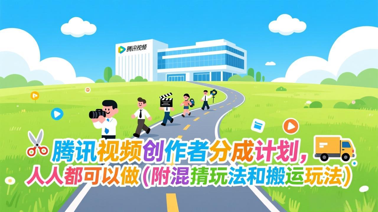 （17137期）腾讯视频创作者分成计划，人人都可以做（附混剪玩法和搬运玩法）瀚萌资源网-网赚网-网赚项目网-虚拟资源网-国学资源网-易学资源网-本站有全网最新网赚项目-易学课程资源-中医课程资源的在线下载网站！瀚萌资源网