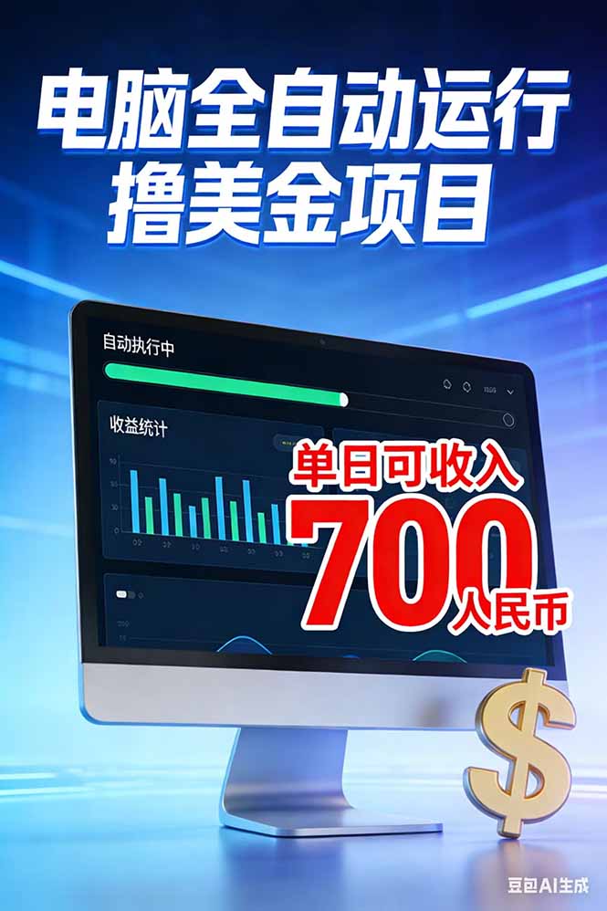 （17169期）2026年电脑全自动赚美金项目，单电脑日收益700+瀚萌资源网-网赚网-网赚项目网-虚拟资源网-国学资源网-易学资源网-本站有全网最新网赚项目-易学课程资源-中医课程资源的在线下载网站！瀚萌资源网