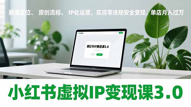 （17029期）小红书虚拟IP变现课3.0，赛道定位、原创流程、IP化运营，实现零违规安全变现，单店月入过万瀚萌资源网-网赚网-网赚项目网-虚拟资源网-国学资源网-易学资源网-本站有全网最新网赚项目-易学课程资源-中医课程资源的在线下载网站！瀚萌资源网