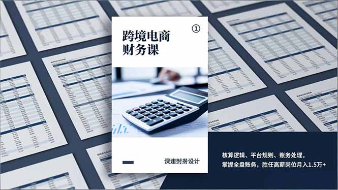 （17036期）跨境电商财务课，核算逻辑、平台规则、账务处理，掌握全盘账务，胜任高薪岗位月入1.5万+瀚萌资源网-网赚网-网赚项目网-虚拟资源网-国学资源网-易学资源网-本站有全网最新网赚项目-易学课程资源-中医课程资源的在线下载网站！瀚萌资源网