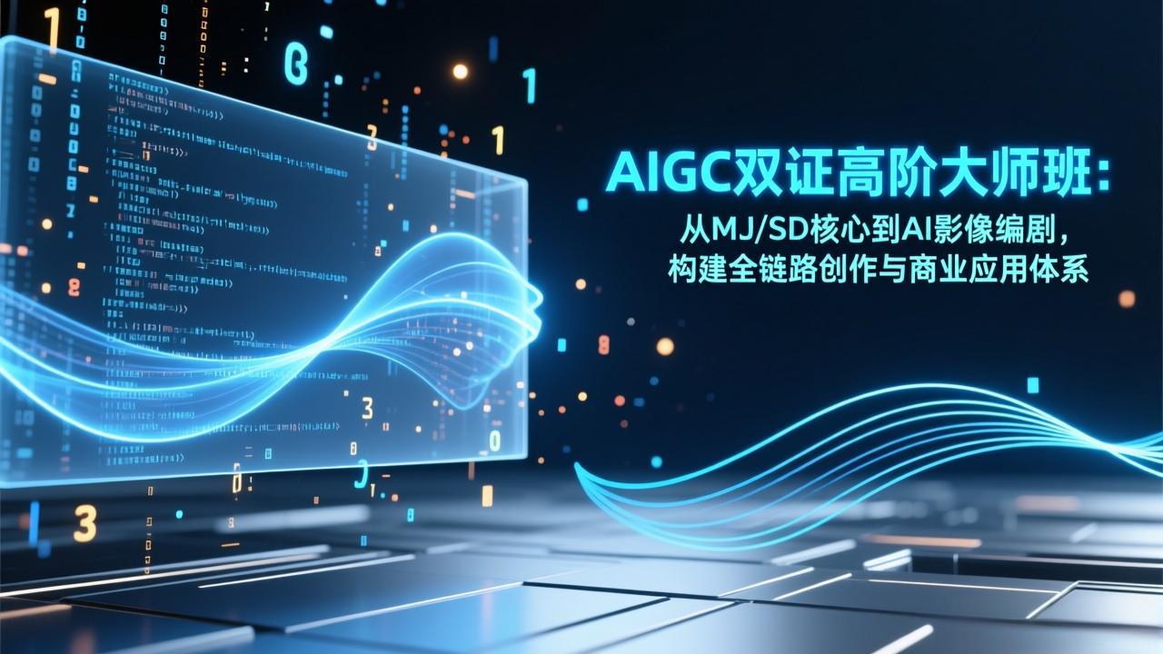 （17198期）AIGC双证高阶大师班：从MJ/SD核心到AI影像编剧，构建全链路创作与商业应用体系瀚萌资源网-网赚网-网赚项目网-虚拟资源网-国学资源网-易学资源网-本站有全网最新网赚项目-易学课程资源-中医课程资源的在线下载网站！瀚萌资源网