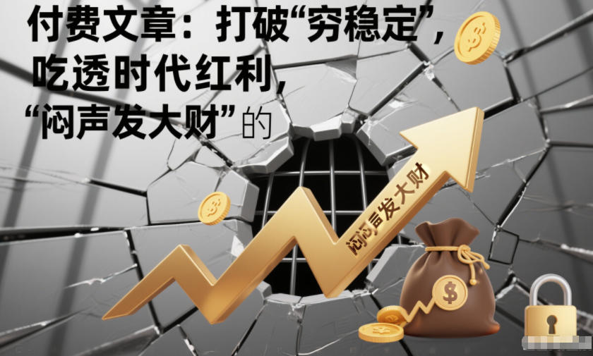 付费文章：打破“穷稳定”，吃透时代红利，“闷声发大财”的终极真谛瀚萌资源网-网赚网-网赚项目网-虚拟资源网-国学资源网-易学资源网-本站有全网最新网赚项目-易学课程资源-中医课程资源的在线下载网站！瀚萌资源网