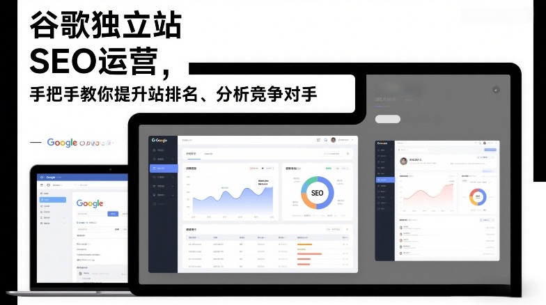 谷歌独立站SEO运营，手把手教你提升网站排名、分析竞争对手（更新2026）瀚萌资源网-网赚网-网赚项目网-虚拟资源网-国学资源网-易学资源网-本站有全网最新网赚项目-易学课程资源-中医课程资源的在线下载网站！瀚萌资源网