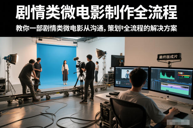 剧情类微电影制作全流程，教你一部剧情类微电影从沟通，策划到拍摄制作全流程的解决方案瀚萌资源网-网赚网-网赚项目网-虚拟资源网-国学资源网-易学资源网-本站有全网最新网赚项目-易学课程资源-中医课程资源的在线下载网站！瀚萌资源网