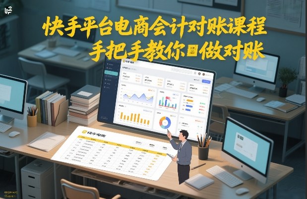 快手平台电商会计对账课程，手把手教你做对账瀚萌资源网-网赚网-网赚项目网-虚拟资源网-国学资源网-易学资源网-本站有全网最新网赚项目-易学课程资源-中医课程资源的在线下载网站！瀚萌资源网