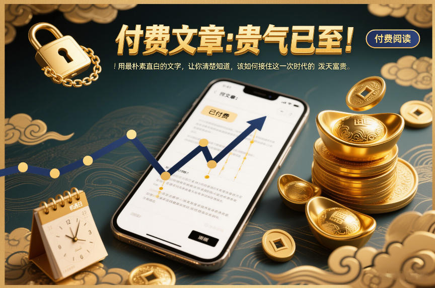 付费文章：贵气已至！用最朴素直白的文字，让你清楚知道，该如何接住这一次时代的泼天富贵瀚萌资源网-网赚网-网赚项目网-虚拟资源网-国学资源网-易学资源网-本站有全网最新网赚项目-易学课程资源-中医课程资源的在线下载网站！瀚萌资源网