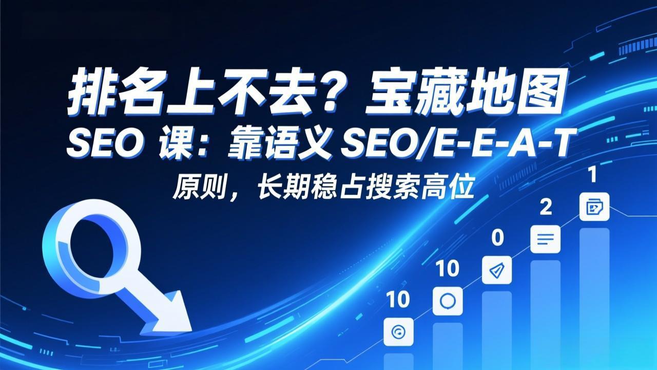 （17460期）排名上不去？宝藏地图 SEO 课：靠语义 SEO+E-E-A-T 原则，长期稳占搜索高位瀚萌资源网-网赚网-网赚项目网-虚拟资源网-国学资源网-易学资源网-本站有全网最新网赚项目-易学课程资源-中医课程资源的在线下载网站！瀚萌资源网