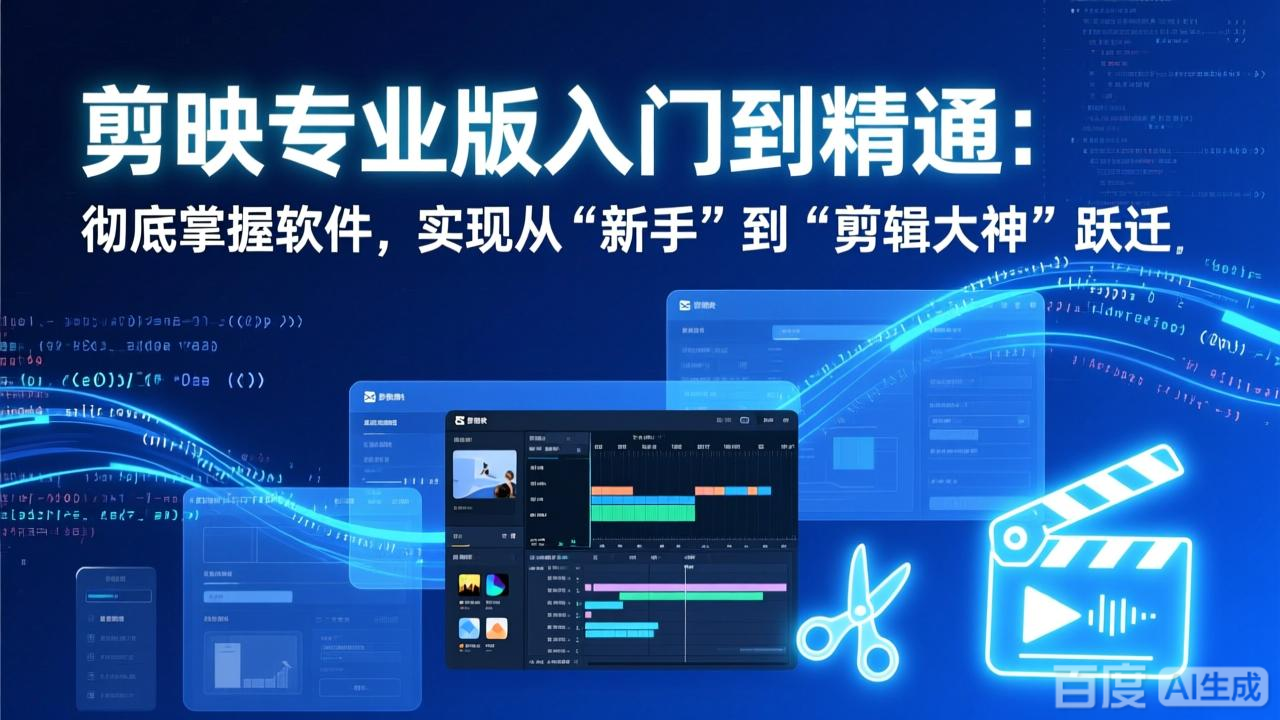 （17321期）剪映专业版入门到精通：彻底掌握软件，实现从“新手”到“剪辑大神”跃迁瀚萌资源网-网赚网-网赚项目网-虚拟资源网-国学资源网-易学资源网-本站有全网最新网赚项目-易学课程资源-中医课程资源的在线下载网站！瀚萌资源网