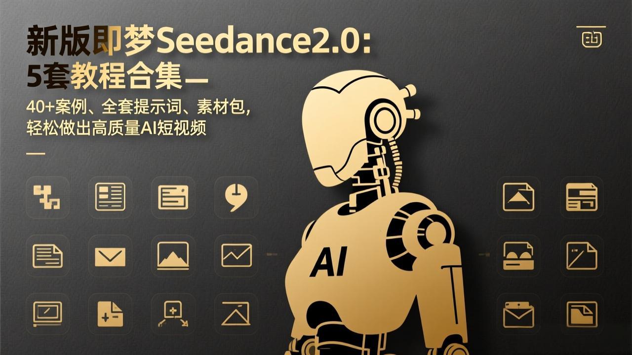（17398期）新版即梦Seedance2.0：5套教程合集，40+案例、全套提示词、素材包，轻松做出高质量AI短视频瀚萌资源网-网赚网-网赚项目网-虚拟资源网-国学资源网-易学资源网-本站有全网最新网赚项目-易学课程资源-中医课程资源的在线下载网站！瀚萌资源网