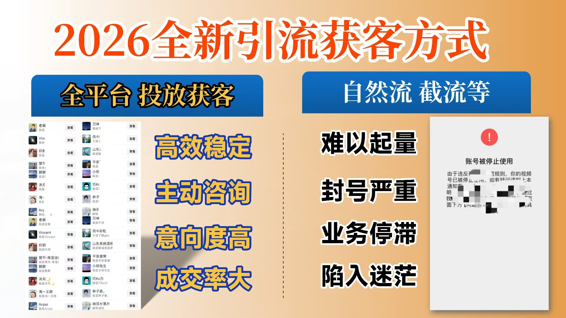 【首发】打破获客壁垒,如何利用投放实现财富自由与事业升级瀚萌资源网-网赚网-网赚项目网-虚拟资源网-国学资源网-易学资源网-本站有全网最新网赚项目-易学课程资源-中医课程资源的在线下载网站!瀚萌资源网