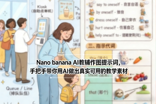 Nano banana AI教辅作图提示词，手把手带你用AI做出真实可用的教学素材瀚萌资源网-网赚网-网赚项目网-虚拟资源网-国学资源网-易学资源网-本站有全网最新网赚项目-易学课程资源-中医课程资源的在线下载网站！瀚萌资源网