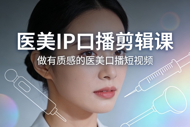 医美IP口播剪辑课，做有质感的医美口播短视频瀚萌资源网-网赚网-网赚项目网-虚拟资源网-国学资源网-易学资源网-本站有全网最新网赚项目-易学课程资源-中医课程资源的在线下载网站！瀚萌资源网