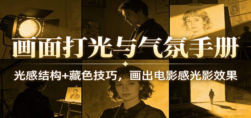 画面打光与气氛手册：光感结构+藏色技巧，画出电影感光影效果瀚萌资源网-网赚网-网赚项目网-虚拟资源网-国学资源网-易学资源网-本站有全网最新网赚项目-易学课程资源-中医课程资源的在线下载网站！瀚萌资源网