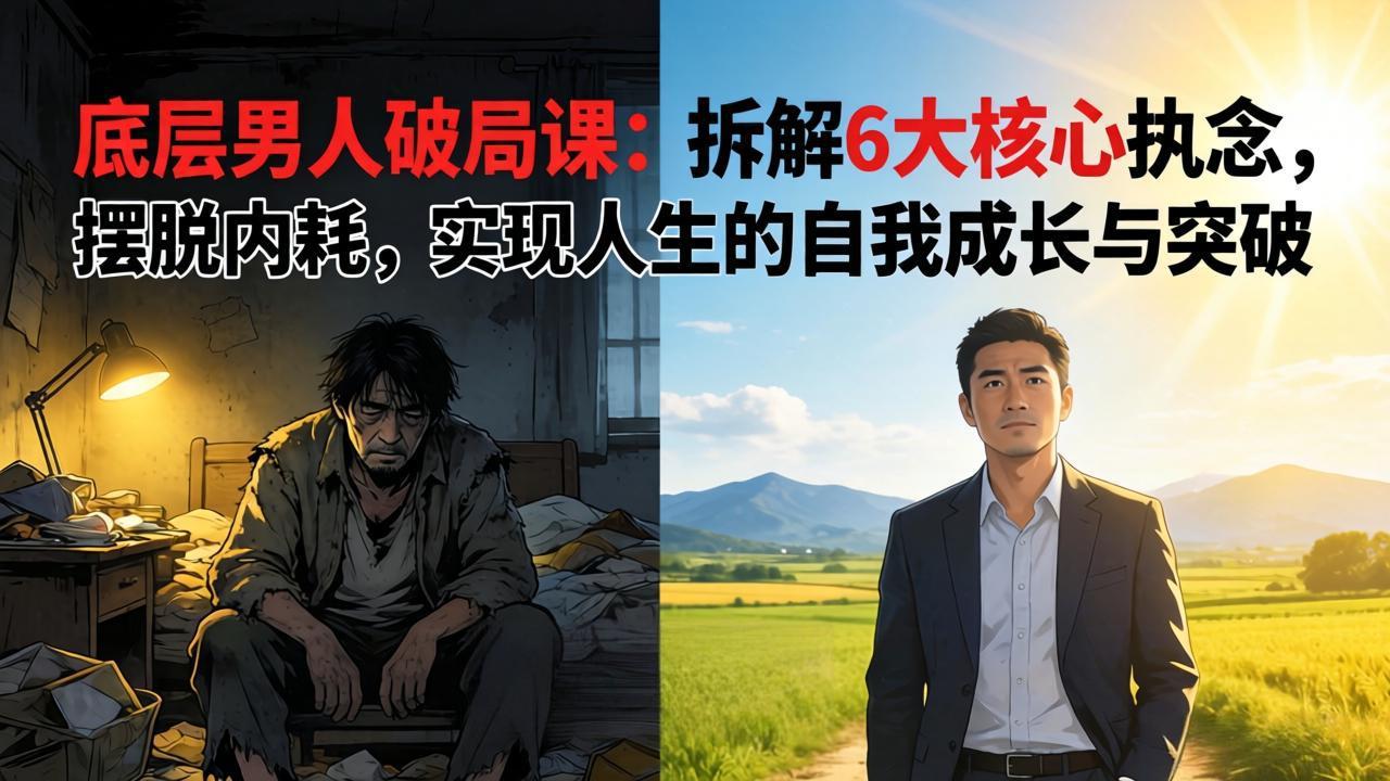 (17747期)付费文章:底层男人破局课:拆解 6 大核心执念,摆脱内耗,实现人生的自我成长与突破瀚萌资源网-网赚网-网赚项目网-虚拟资源网-国学资源网-易学资源网-本站有全网最新网赚项目-易学课程资源-中医课程资源的在线下载网站!瀚萌资源网