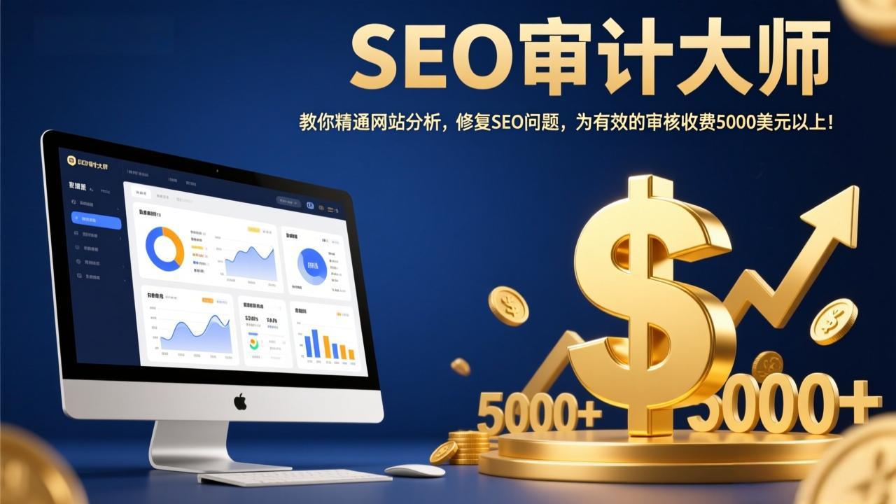 （17475期）SEO审计大师：教你精通网站分析，修复SEO问题，为有效的审核收费5000美元以上！瀚萌资源网-网赚网-网赚项目网-虚拟资源网-国学资源网-易学资源网-本站有全网最新网赚项目-易学课程资源-中医课程资源的在线下载网站！瀚萌资源网