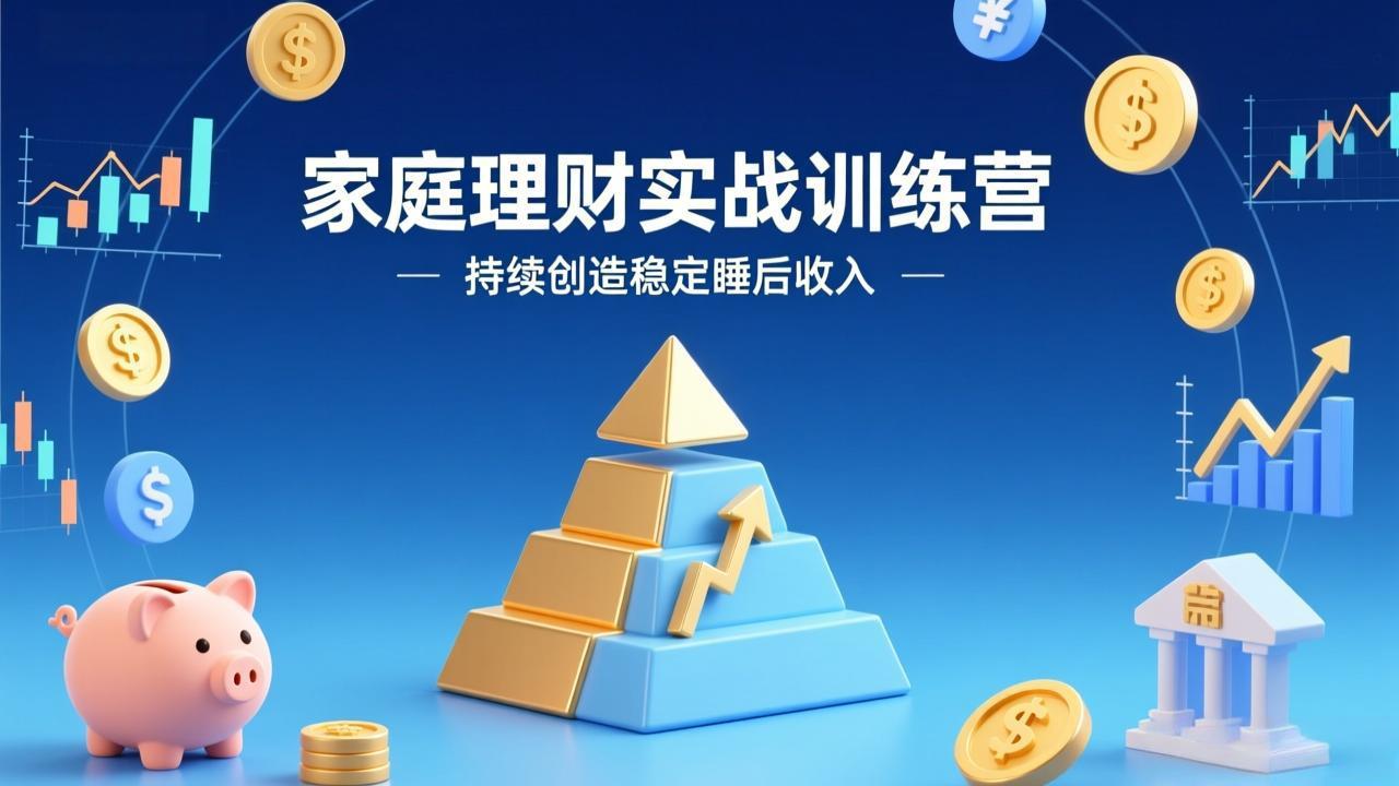 （17486期）家庭理财实战训练营：从0到1建体系，三阶进阶层层递进，助你持续创造稳定睡后收入瀚萌资源网-网赚网-网赚项目网-虚拟资源网-国学资源网-易学资源网-本站有全网最新网赚项目-易学课程资源-中医课程资源的在线下载网站！瀚萌资源网