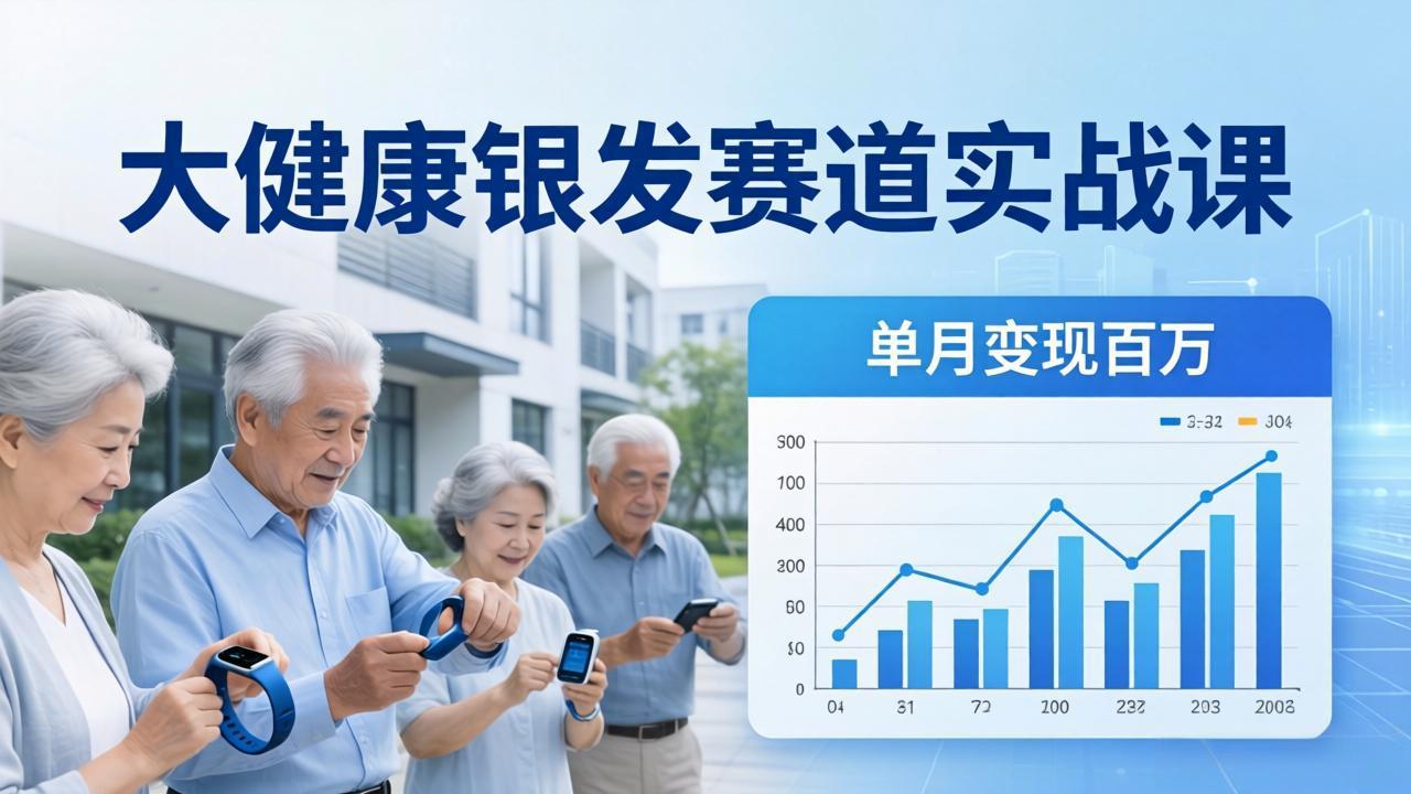 （17754期）大健康银发赛道实战课：拆解视频号线索型 IP 单月变现百万逻辑，教你精准获客高效变现瀚萌资源网-网赚网-网赚项目网-虚拟资源网-国学资源网-易学资源网-本站有全网最新网赚项目-易学课程资源-中医课程资源的在线下载网站！瀚萌资源网