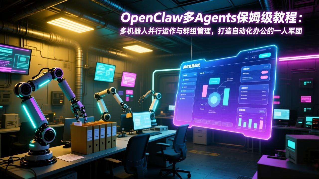 （17563期）OpenClaw多Agents保姆级教程：多机器人并行运作与群组管理，打造自动化办公的一人军团瀚萌资源网-网赚网-网赚项目网-虚拟资源网-国学资源网-易学资源网-本站有全网最新网赚项目-易学课程资源-中医课程资源的在线下载网站！瀚萌资源网