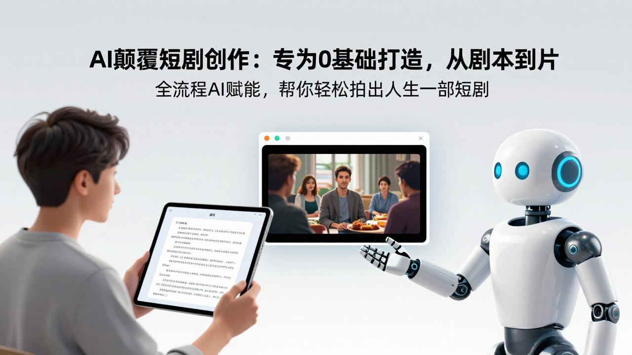 （17564期）AI颠覆短剧创作：专为0基础打造，从剧本到成片全流程AI赋能，帮你轻松拍出人生第一部短剧瀚萌资源网-网赚网-网赚项目网-虚拟资源网-国学资源网-易学资源网-本站有全网最新网赚项目-易学课程资源-中医课程资源的在线下载网站！瀚萌资源网