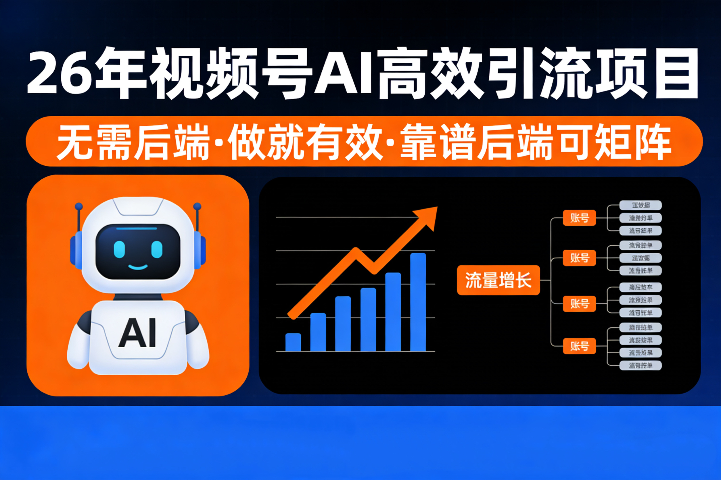 26年最新视频号AI暴力引流项目，无需后端，会剪视频就可以，单日轻松变现1千➕，轻松月入5w！！！瀚萌资源网-网赚网-网赚项目网-虚拟资源网-国学资源网-易学资源网-本站有全网最新网赚项目-易学课程资源-中医课程资源的在线下载网站！瀚萌资源网