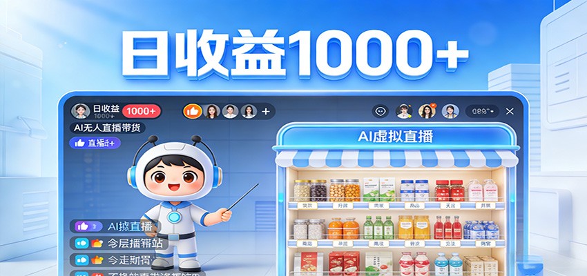 不用露脸不用说话，24小时自动卖货赚钱，全天自动直播，收益看得见瀚萌资源网-网赚网-网赚项目网-虚拟资源网-国学资源网-易学资源网-本站有全网最新网赚项目-易学课程资源-中医课程资源的在线下载网站！瀚萌资源网