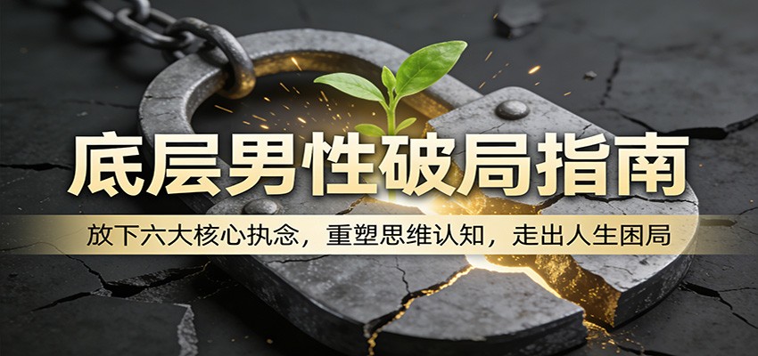 底层男性破局指南:放下六大核心执念,重塑思维认知,走出人生困局瀚萌资源网-网赚网-网赚项目网-虚拟资源网-国学资源网-易学资源网-本站有全网最新网赚项目-易学课程资源-中医课程资源的在线下载网站!瀚萌资源网