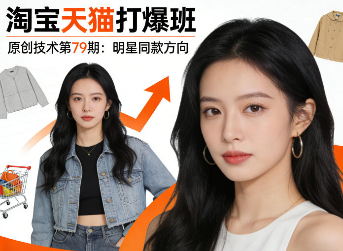 《淘宝天猫打爆班》原创技术第79期：明星同款方向瀚萌资源网-网赚网-网赚项目网-虚拟资源网-国学资源网-易学资源网-本站有全网最新网赚项目-易学课程资源-中医课程资源的在线下载网站！瀚萌资源网