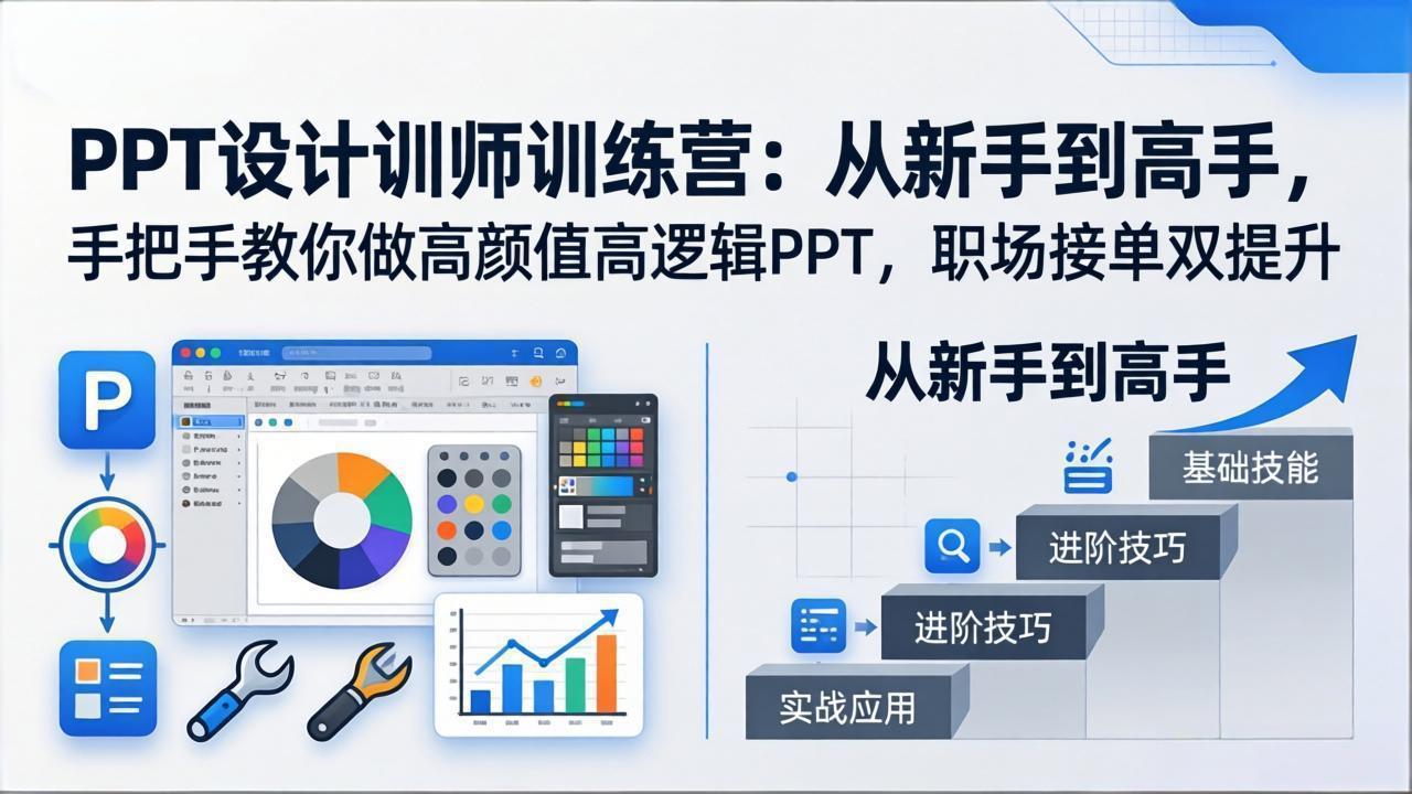 （17886期）PPT设计训师训练营：从新手到高手，手把手教你做高颜值高逻辑PPT，职场接单双提升瀚萌资源网-网赚网-网赚项目网-虚拟资源网-国学资源网-易学资源网-本站有全网最新网赚项目-易学课程资源-中医课程资源的在线下载网站！瀚萌资源网