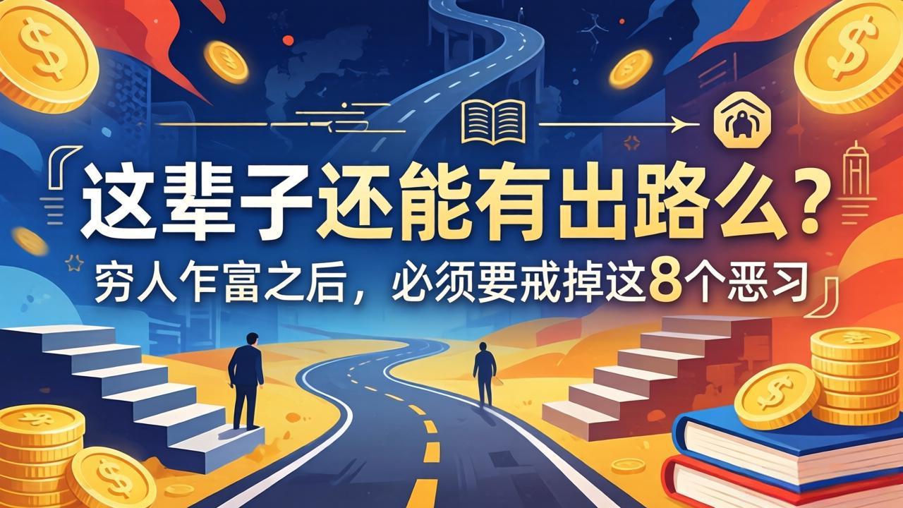 （18214期）关于人生两篇付费文章【这辈子还能有出路么？】【穷人乍富之后，必须要戒掉这8个恶习】瀚萌资源网-网赚网-网赚项目网-虚拟资源网-国学资源网-易学资源网-本站有全网最新网赚项目-易学课程资源-中医课程资源的在线下载网站！瀚萌资源网
