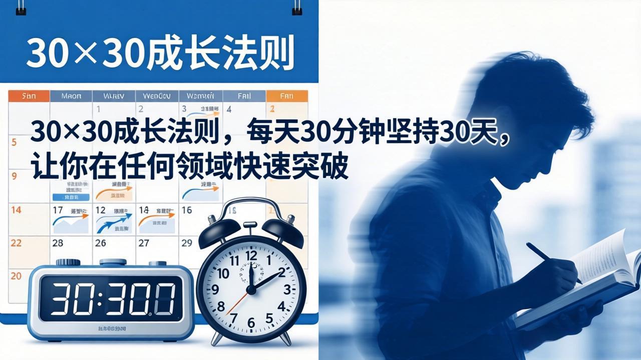 （18057期）付费文章：30×30成长法则，每天30分钟坚持30天，让你在任何领域快速突破瀚萌资源网-网赚网-网赚项目网-虚拟资源网-国学资源网-易学资源网-本站有全网最新网赚项目-易学课程资源-中医课程资源的在线下载网站！瀚萌资源网