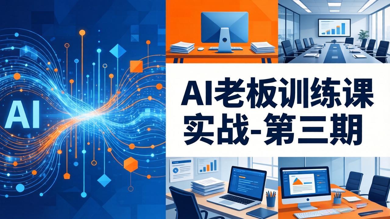 （18025期） AI老板训练课实战-第三期：AI+内容应用落地教学，从0到1打通AI变现完整路径瀚萌资源网-网赚网-网赚项目网-虚拟资源网-国学资源网-易学资源网-本站有全网最新网赚项目-易学课程资源-中医课程资源的在线下载网站！瀚萌资源网