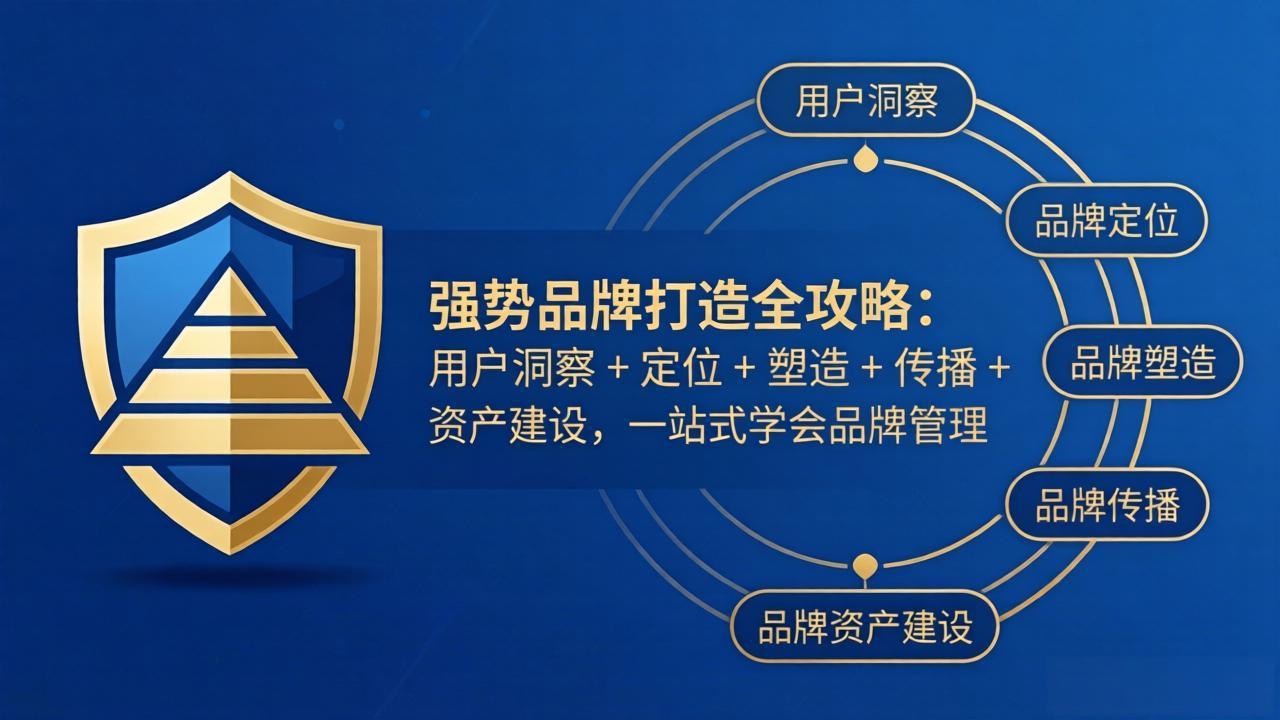 （17889期）强势品牌打造全攻略：用户洞察 + 定位 + 塑造 + 传播 + 资产建设，一站式学会品牌管理瀚萌资源网-网赚网-网赚项目网-虚拟资源网-国学资源网-易学资源网-本站有全网最新网赚项目-易学课程资源-中医课程资源的在线下载网站！瀚萌资源网