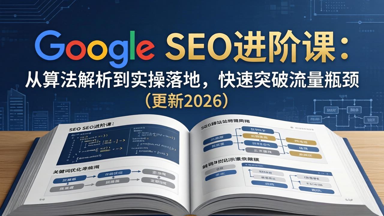 （18048期）Google SEO进阶课：从算法解析到实操落地，快速突破流量瓶颈（更新2026）瀚萌资源网-网赚网-网赚项目网-虚拟资源网-国学资源网-易学资源网-本站有全网最新网赚项目-易学课程资源-中医课程资源的在线下载网站！瀚萌资源网